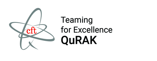 Logo projektu QuRAK – Quantum Research and Applied Knowledge