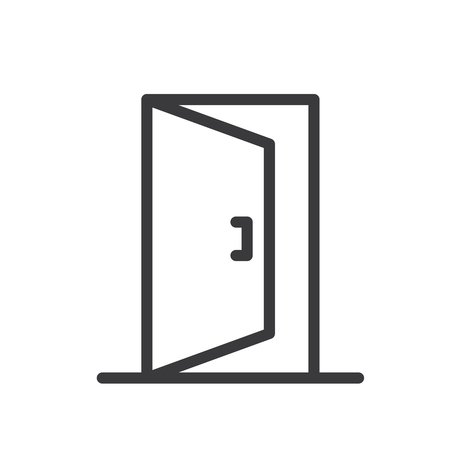 Ikona otwartych drzwi