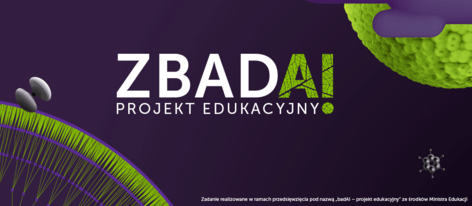 logo i napis ZBADAI projekt edukacyjny