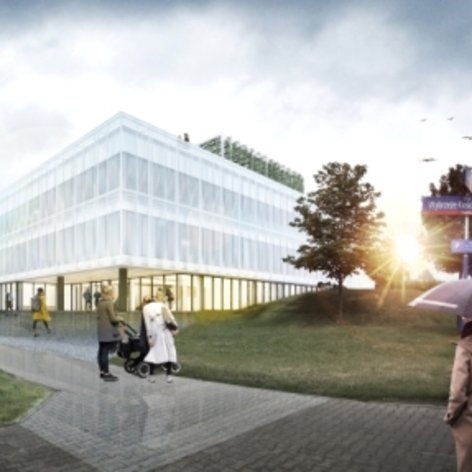 Wizualizacja budynku PPK