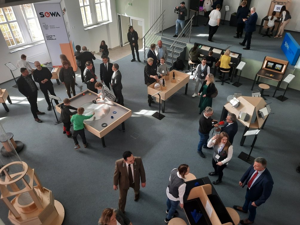 Zdjęcie z góry przestrzeni SOWA