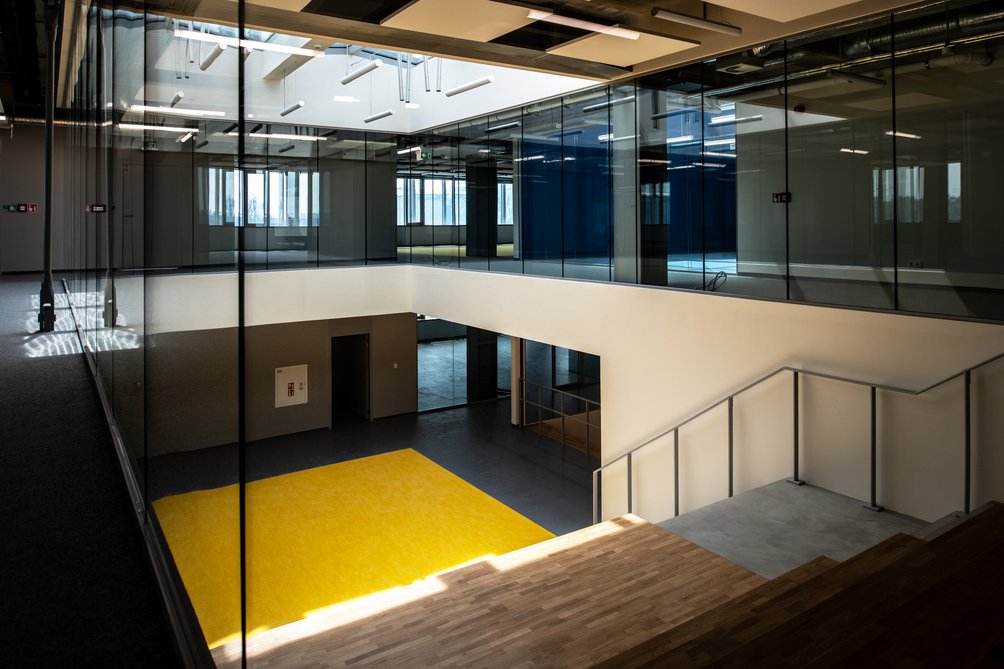 Wnętrze budynku PPK