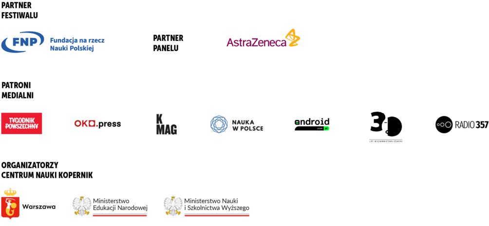 Logotypy partnerów i sponsorów