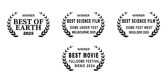 Nagrody filmu „Niewidoczna biosfera”: Best of Earth 2025, Best Science Film – Dome Under Fest Melbourne 2025, Best Science Film – Dome Fest West Boulder 2025 oraz Best Movie – Fulldome Festival Brno 2024.