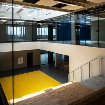 Wnętrze budynku PPK