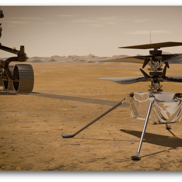 Zdjęcie marsjańskiego helikoptera