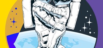 Walentynki pod gwiazdami - dwójka astronautów