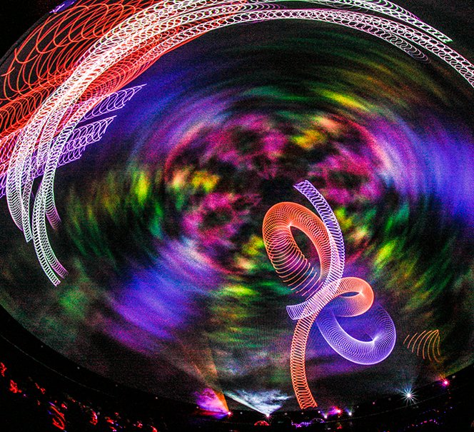 Pokaz laserowy Dark Side of the Moon 