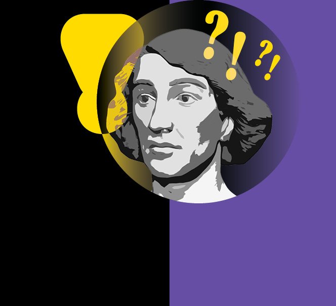 Rysunkowa twarz Mikołaja Kopernika